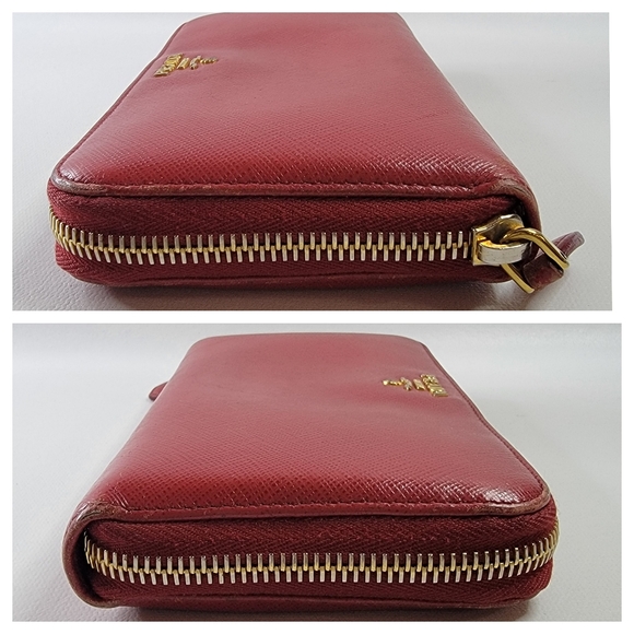 PRADA Saffiano Leather Zippy Long Wallet - Picture 10 of 11